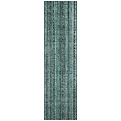 Velatrix Teal Washable Indoor - Outdoor Rug - LOOMLAN - LOOMLAN Rugs - Outdoor Rugs