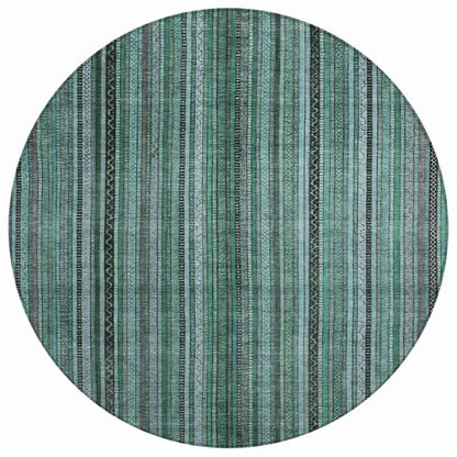 Velatrix Teal Washable Indoor - Outdoor Rug - LOOMLAN - LOOMLAN Rugs - Outdoor Rugs