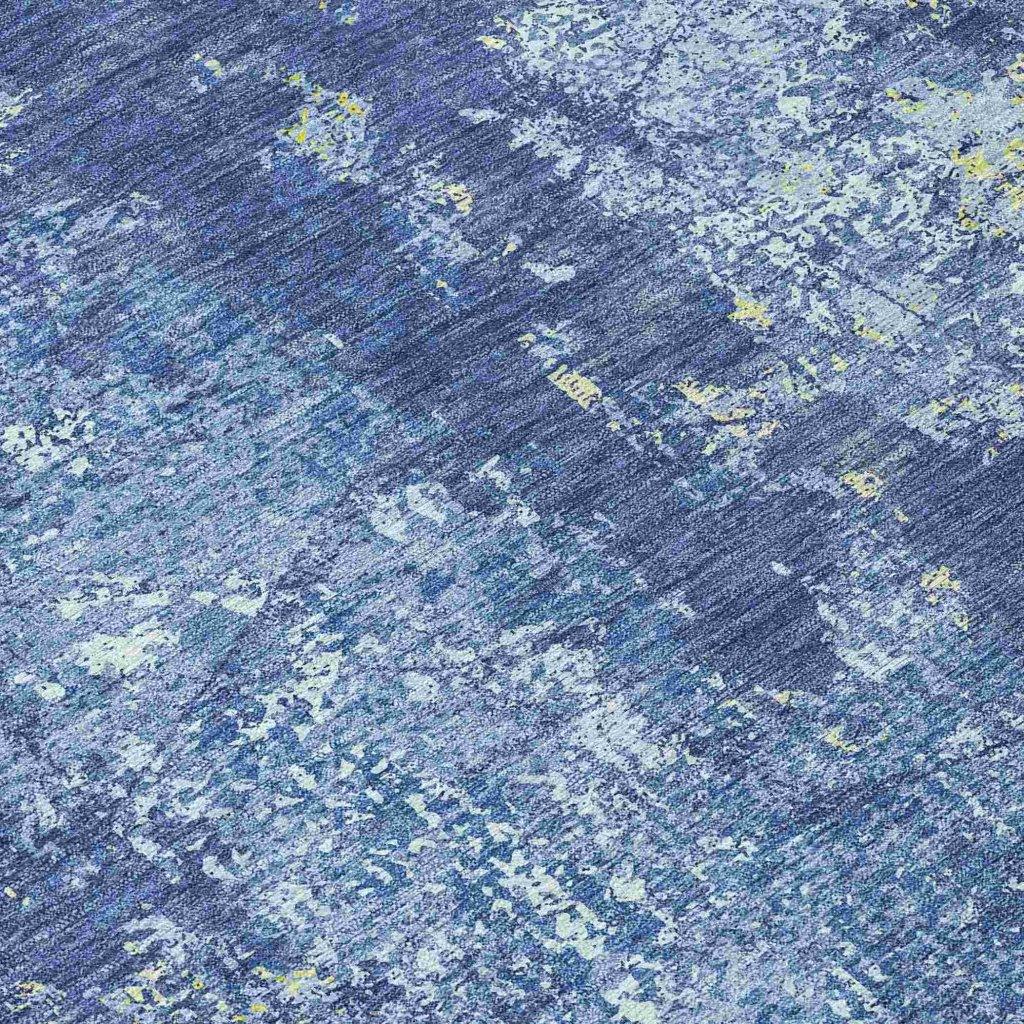 Veldan Blue Washable Indoor - Outdoor Rug - LOOMLAN - LOOMLAN Rugs - Outdoor Rugs