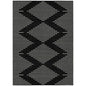 Velina Black Washable Indoor-Outdoor Rug-Outdoor Rugs-LOOMLAN Rugs-2'6" x 3'10"-LOOMLAN