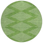 Velina Green Washable Indoor-Outdoor Rug-Outdoor Rugs-LOOMLAN Rugs-8' x 8'-LOOMLAN