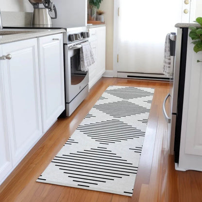 Velina Ivory Washable Indoor-Outdoor Rug-Outdoor Rugs-LOOMLAN Rugs-LOOMLAN