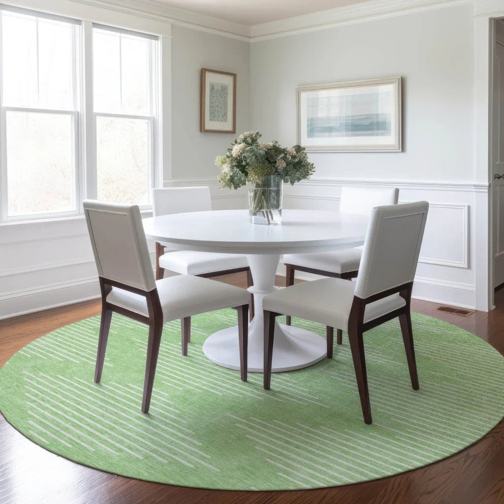 Velina Mint Washable Indoor-Outdoor Rug-Outdoor Rugs-LOOMLAN Rugs-LOOMLAN