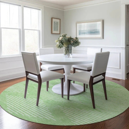 Velina Mint Washable Indoor-Outdoor Rug-Outdoor Rugs-LOOMLAN Rugs-LOOMLAN