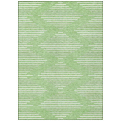Velina Mint Washable Indoor-Outdoor Rug-Outdoor Rugs-LOOMLAN Rugs-2'6" x 3'10"-LOOMLAN