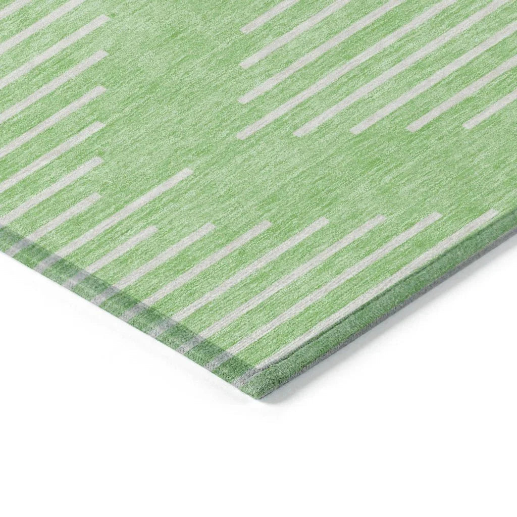 Velina Mint Washable Indoor-Outdoor Rug-Outdoor Rugs-LOOMLAN Rugs-LOOMLAN
