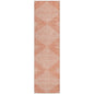 Velina Salmon Washable Indoor-Outdoor Rug-Outdoor Rugs-LOOMLAN Rugs-2'3" x 7'6"-LOOMLAN