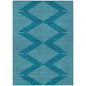 Velina Teal Washable Indoor-Outdoor Rug-Outdoor Rugs-LOOMLAN Rugs-2'6" x 3'10"-LOOMLAN