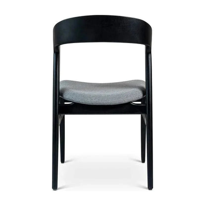 Velma Boucle Wooden Armless Side Chair - LOOMLAN - Urbia - Dining Chairs