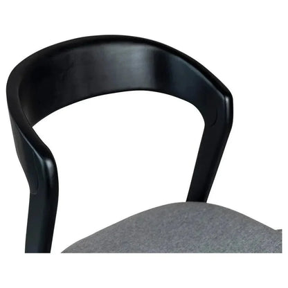 Velma Boucle Wooden Armless Side Chair - LOOMLAN - Urbia - Dining Chairs