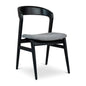 Velma Boucle Wooden Armless Side Chair - LOOMLAN - Urbia - Dining Chairs