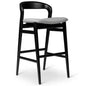Velma Boucle Wooden Bar Stool - LOOMLAN - Urbia - Bar Stools