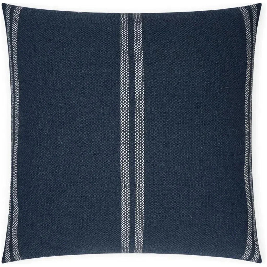 Vendella Navy Global Navy Large Throw Pillow Insert - LOOMLAN - D.V. Kap - Throw Pillows
