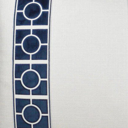 Vendome Blue Blue Throw Pillow With Insert - LOOMLAN - D.V. Kap - Throw Pillows