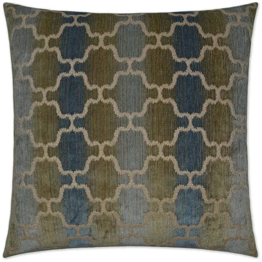 Vendura Aqua Brown Throw Pillow With Insert - LOOMLAN - D.V. Kap - Throw Pillows