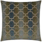 Vendura Aqua Brown Throw Pillow With Insert - LOOMLAN - D.V. Kap - Throw Pillows