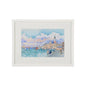 Venetian Views White Wood Framed Artwork-Framed Wall Art-Chelsea House-Building-LOOMLAN