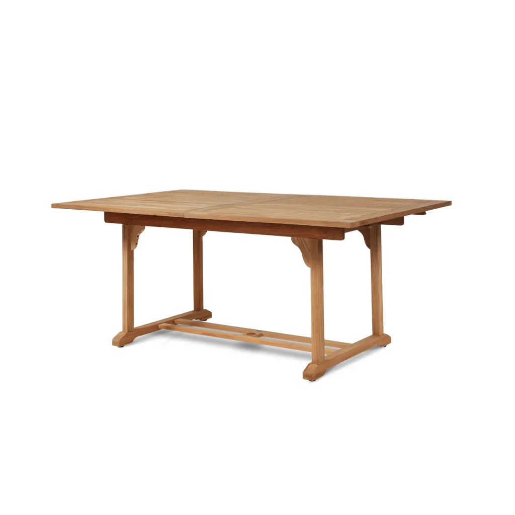 Venice Teak Patio Rectangular Dining Set 5PC-Outdoor Dining Sets-HiTeak-LOOMLAN