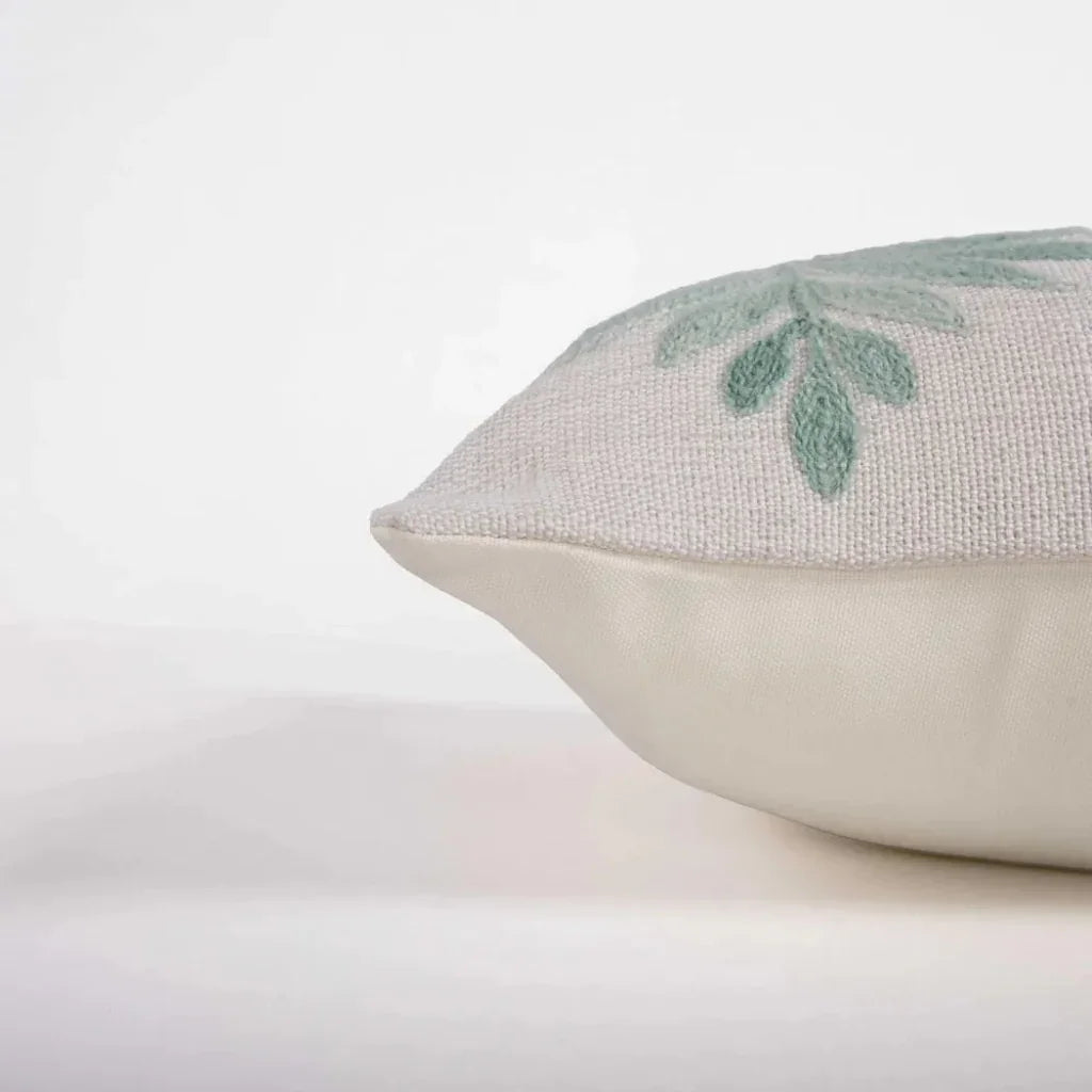 Vera Botanical Lumbar Outdoror Pillow-Outdoor Pillows-LOOMLAN-LOOMLAN