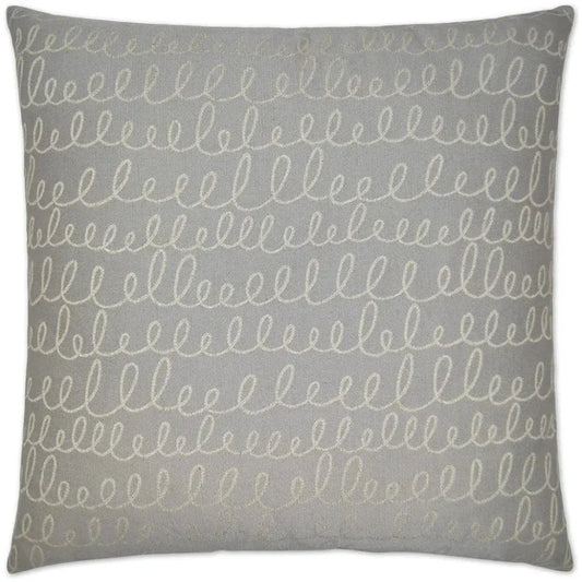 Verbomania Grey Throw Pillow With Insert - LOOMLAN - D.V. Kap - Throw Pillows