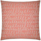 Verbomania Salmon Red Throw Pillow Insert - LOOMLAN - D.V. Kap - Throw Pillows