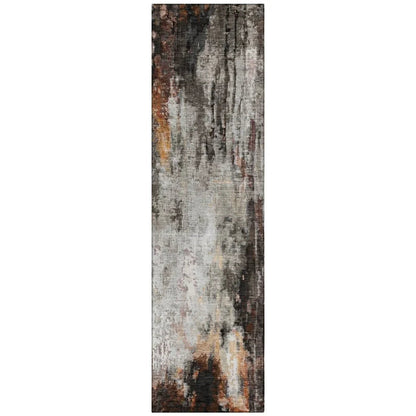 Verentha Gray Washable Indoor - Outdoor Rug - LOOMLAN - LOOMLAN Rugs - Outdoor Rugs