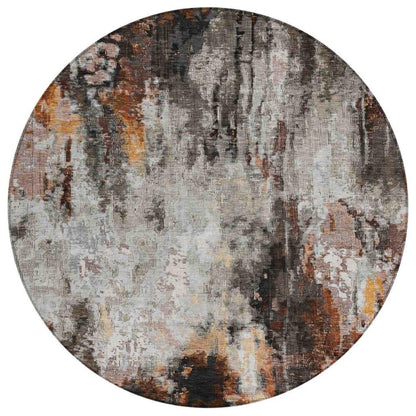 Verentha Gray Washable Indoor - Outdoor Rug - LOOMLAN - LOOMLAN Rugs - Outdoor Rugs