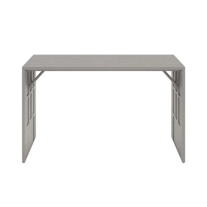 Verin Aluminum Outdoor Rectangular Bar Table-Outdoor Coffee Tables-SUNPAN-LOOMLAN