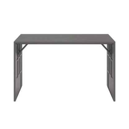 Verin Aluminum Outdoor Rectangular Bar Table-Outdoor Coffee Tables-SUNPAN-LOOMLAN