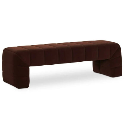 Verity Top Grain Leather Bedroom Bench - LOOMLAN - Moe's Home - Bedroom Benches