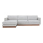 Vernon Reversible Cushions Sectional Sofa-Modular Sofas-Moe's Home-Left Facing-Grey-LOOMLAN