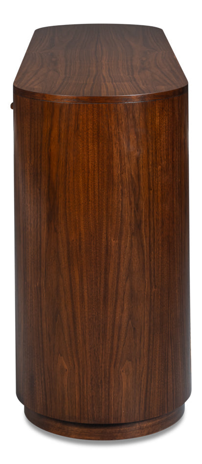 Vero Wooden Oval Console Table