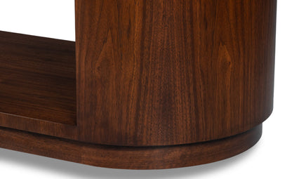 Vero Wooden Oval Console Table