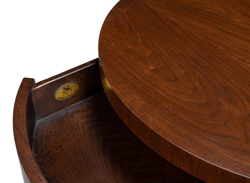Vero Wooden Round Cocktail Table