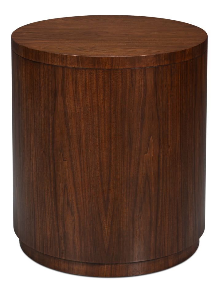 Vero Wooden Round Side Table