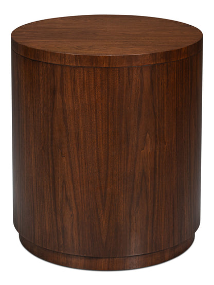 Vero Wooden Round Side Table