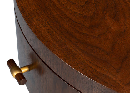 Vero Wooden Round Side Table