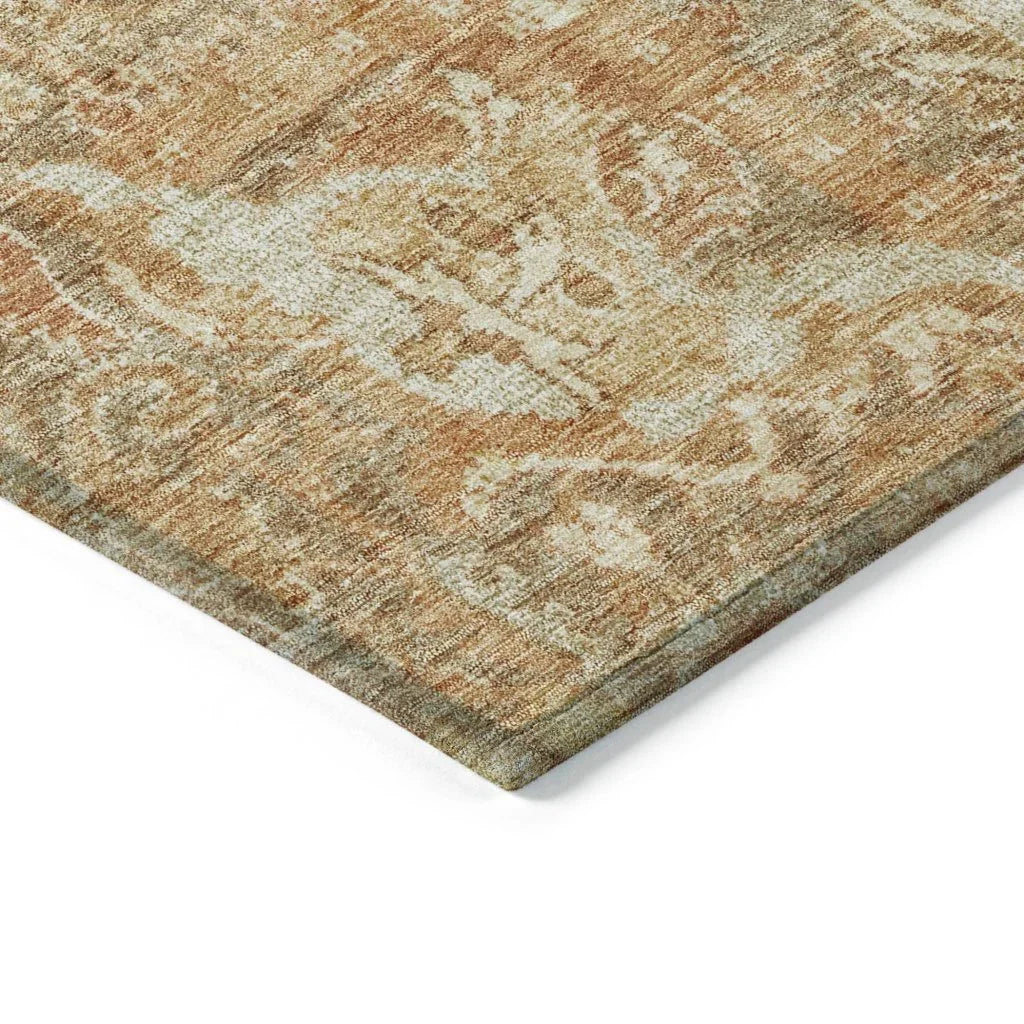 Verona Brown Washable Indoor-Outdoor Rug-Outdoor Rugs-LOOMLAN Rugs-LOOMLAN