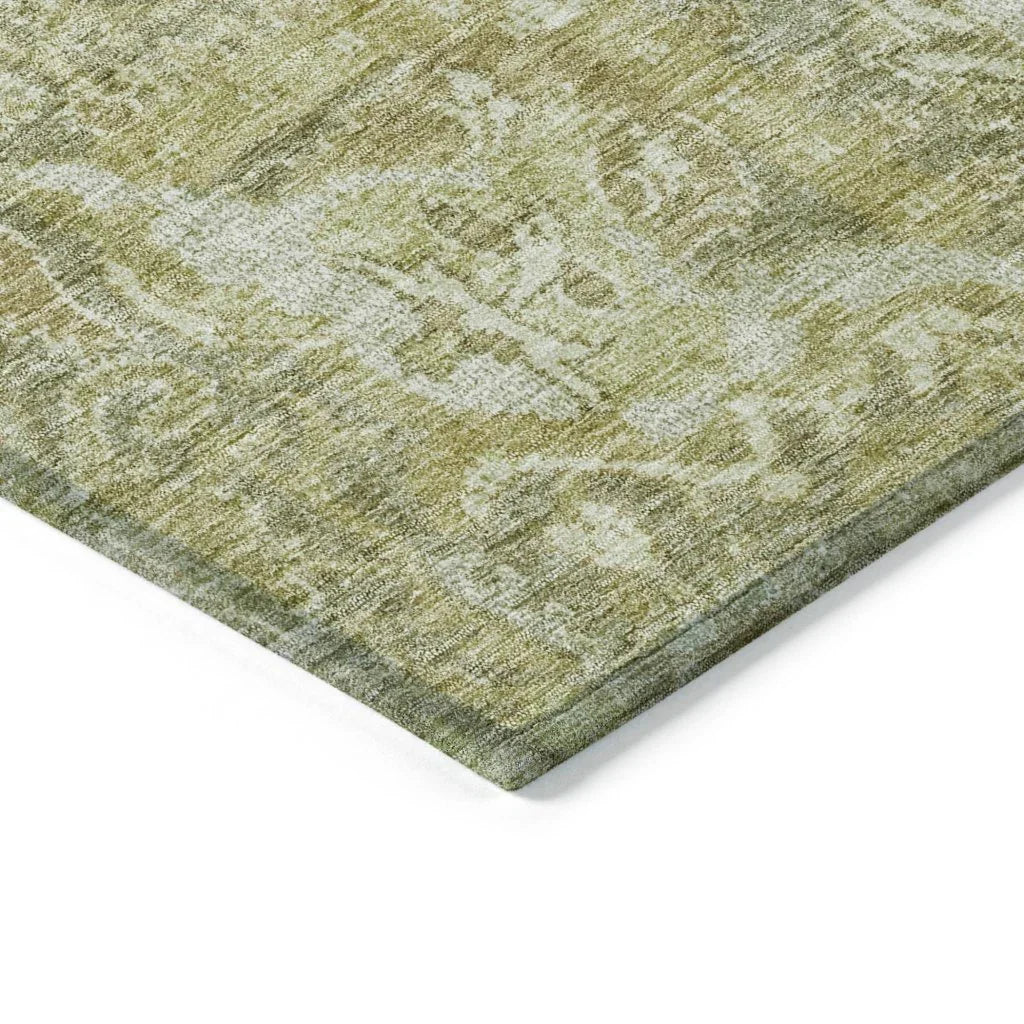 Verona Green Washable Indoor-Outdoor Rug-Outdoor Rugs-LOOMLAN Rugs-LOOMLAN