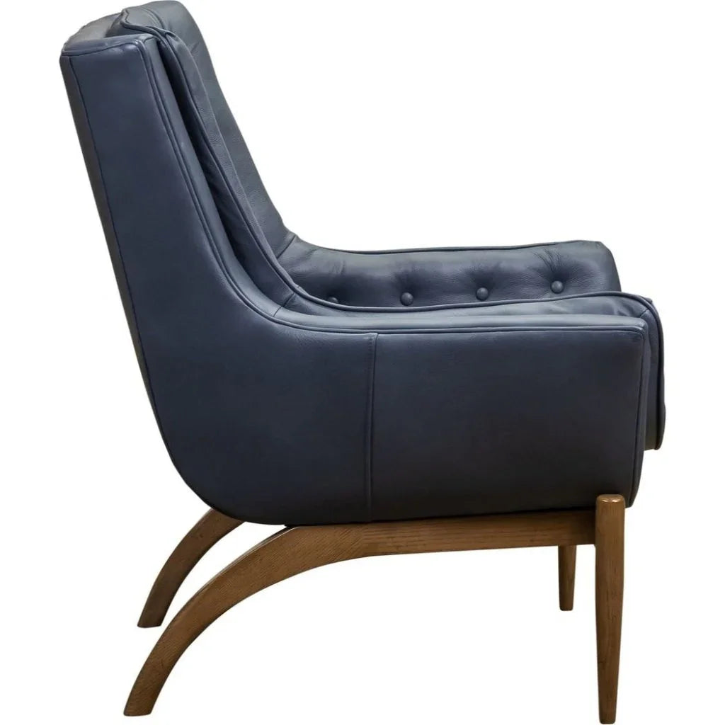 Verona Leather Stylish Design Chair - LOOMLAN - Olivia + Quinn - Club Chairs