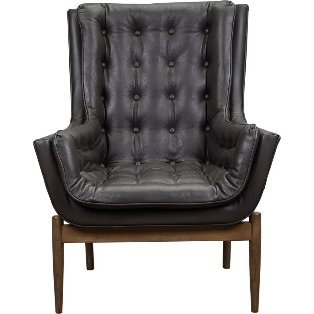 Verona Leather Stylish Design Chair - LOOMLAN - Olivia + Quinn - Club Chairs