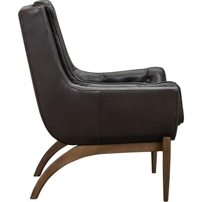 Verona Leather Stylish Design Chair - LOOMLAN - Olivia + Quinn - Club Chairs