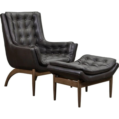 Verona Leather Stylish Design Chair - LOOMLAN - Olivia + Quinn - Club Chairs