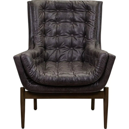 Verona Leather Stylish Design Chair - LOOMLAN - Olivia + Quinn - Club Chairs