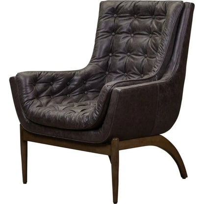 Verona Leather Stylish Design Chair - LOOMLAN - Olivia + Quinn - Club Chairs