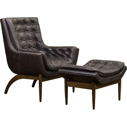 Verona Leather Stylish Design Chair - LOOMLAN - Olivia + Quinn - Club Chairs