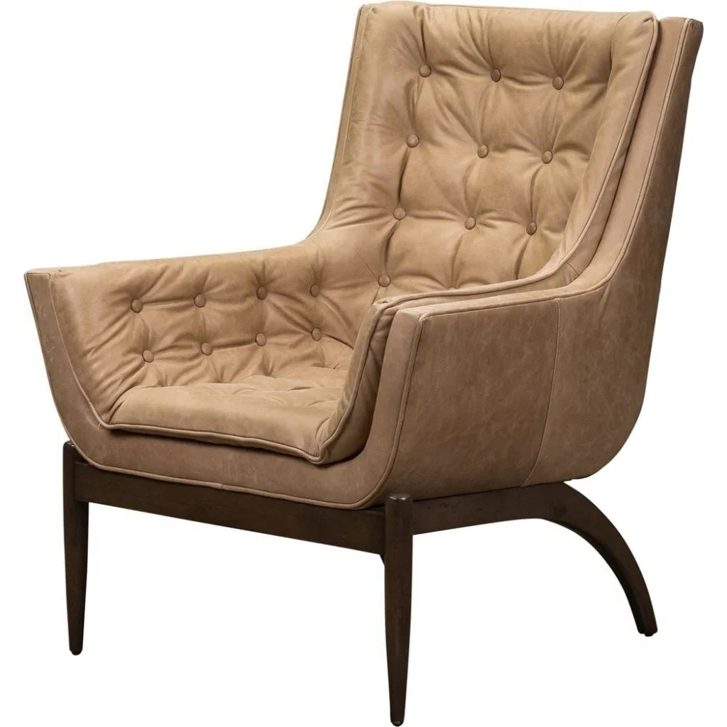 Verona Leather Stylish Design Chair - LOOMLAN - Olivia + Quinn - Club Chairs
