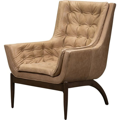 Verona Leather Stylish Design Chair - LOOMLAN - Olivia + Quinn - Club Chairs