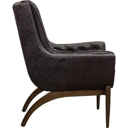Verona Leather Stylish Design Chair - LOOMLAN - Olivia + Quinn - Club Chairs