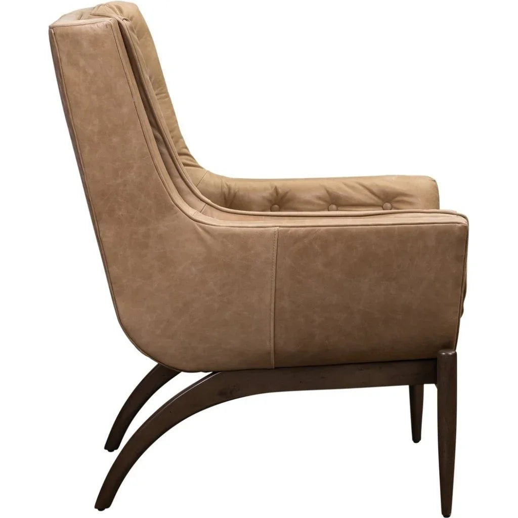 Verona Leather Stylish Design Chair - LOOMLAN - Olivia + Quinn - Club Chairs
